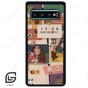 قاب گوشی سامسونگ اس 10 پلاس (Galaxy S10 Plus ) طرح دخترانه کد 2254