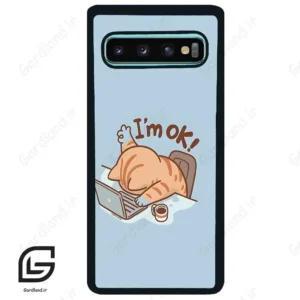 قاب گوشی سامسونگ اس 10 پلاس (Galaxy S10 Plus ) طرح گربه کد 2297