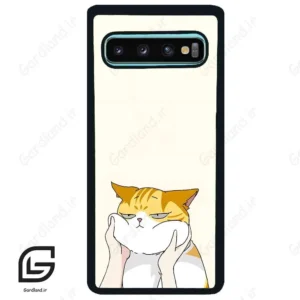 قاب گوشی سامسونگ اس 10 پلاس (Galaxy S10 Plus ) طرح گربه کد 2298
