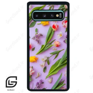 قاب گوشی سامسونگ اس 10 پلاس (Galaxy S10 Plus ) طرح گل کد 2320