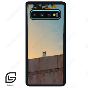 قاب گوشی سامسونگ اس 10 پلاس (Galaxy S10 Plus ) طرح گربه کد 2365
