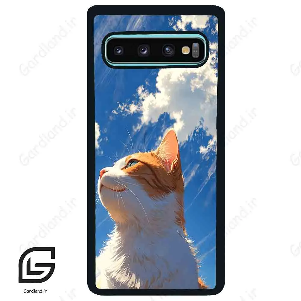 قاب گوشی سامسونگ اس 10 پلاس (Galaxy S10 Plus ) طرح گربه کد 2366