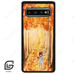 قاب گوشی سامسونگ اس 10 پلاس (Galaxy S10 Plus ) طرح پاییزی کد 2386