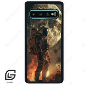 قاب گوشی سامسونگ اس 10 پلاس (Galaxy S10 Plus ) طرح فضانورد کد 2388