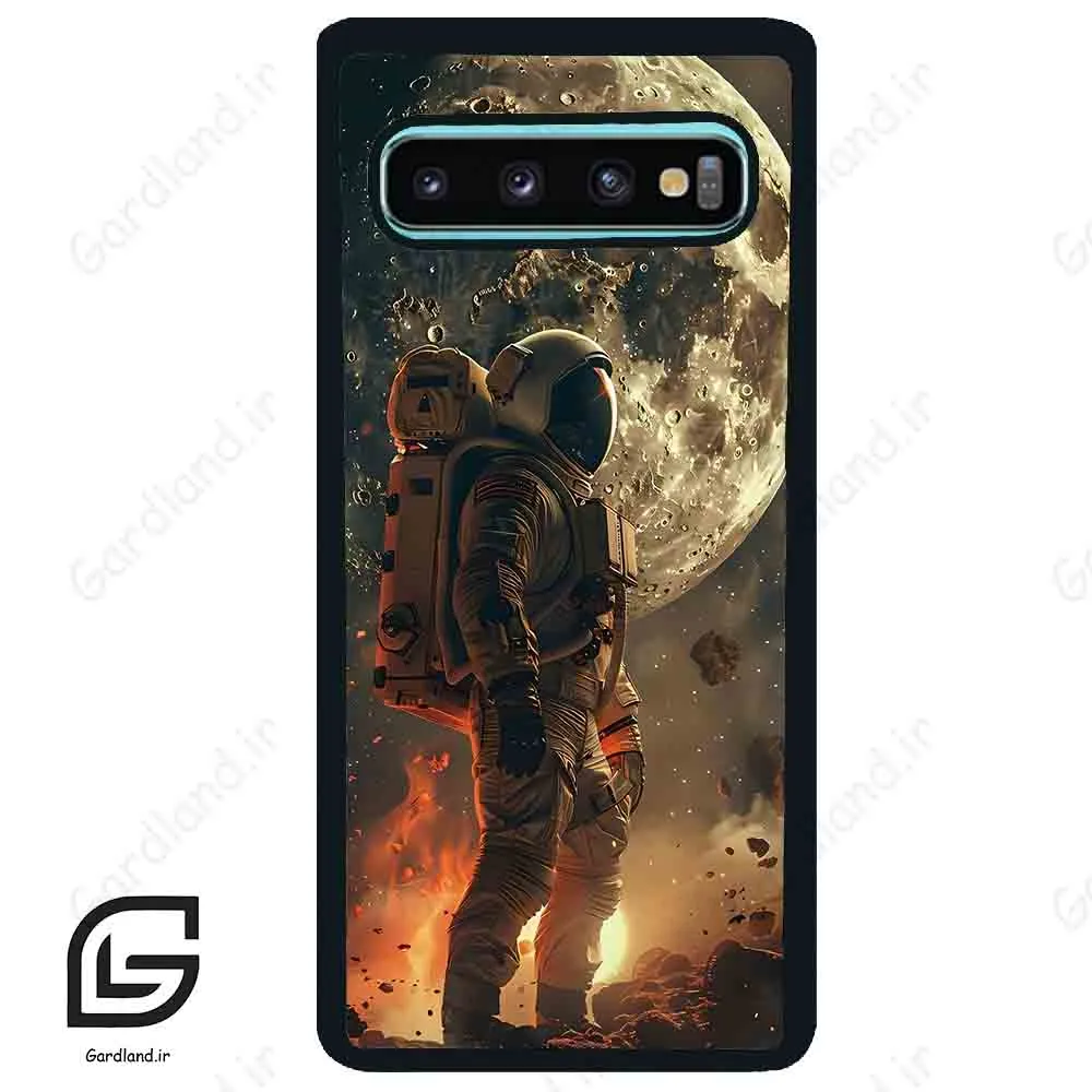 قاب گوشی سامسونگ اس 10 پلاس (Galaxy S10 Plus ) طرح فضانورد کد 2388
