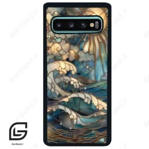قاب گوشی سامسونگ اس 10 پلاس (Galaxy S10 Plus ) طرح شیشه کد 2393