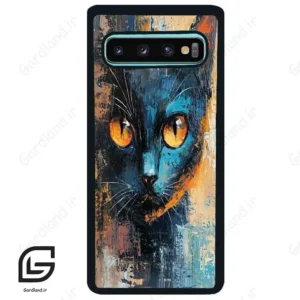 قاب گوشی سامسونگ اس 10 پلاس (Galaxy S10 Plus ) طرح گربه کد 2397