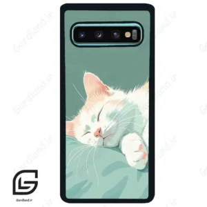 قاب گوشی سامسونگ اس 10 پلاس (Galaxy S10 Plus ) طرح گربه کد 2403