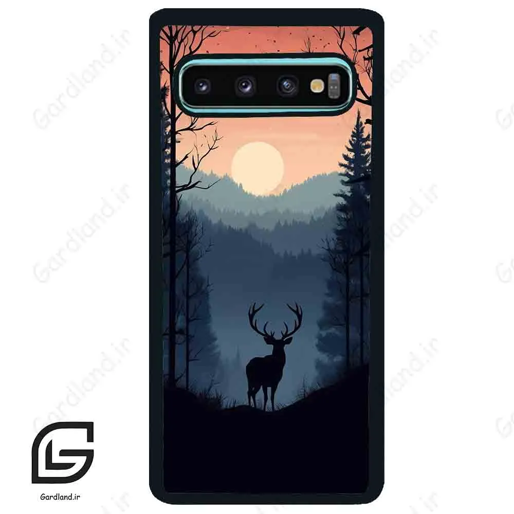 قاب گوشی سامسونگ اس 10 پلاس (Galaxy S10 Plus ) طرح گوزن کد 2406