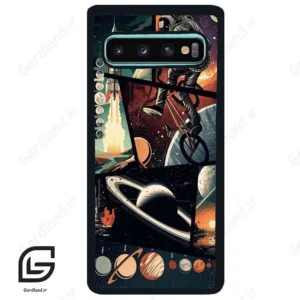 قاب گوشی سامسونگ اس 10 پلاس (Galaxy S10 Plus ) طرح فضانورد کد 2415