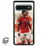 قاب گوشی سامسونگ اس 10 پلاس (Galaxy S10 Plus ) طرح رونالدو کد 2419