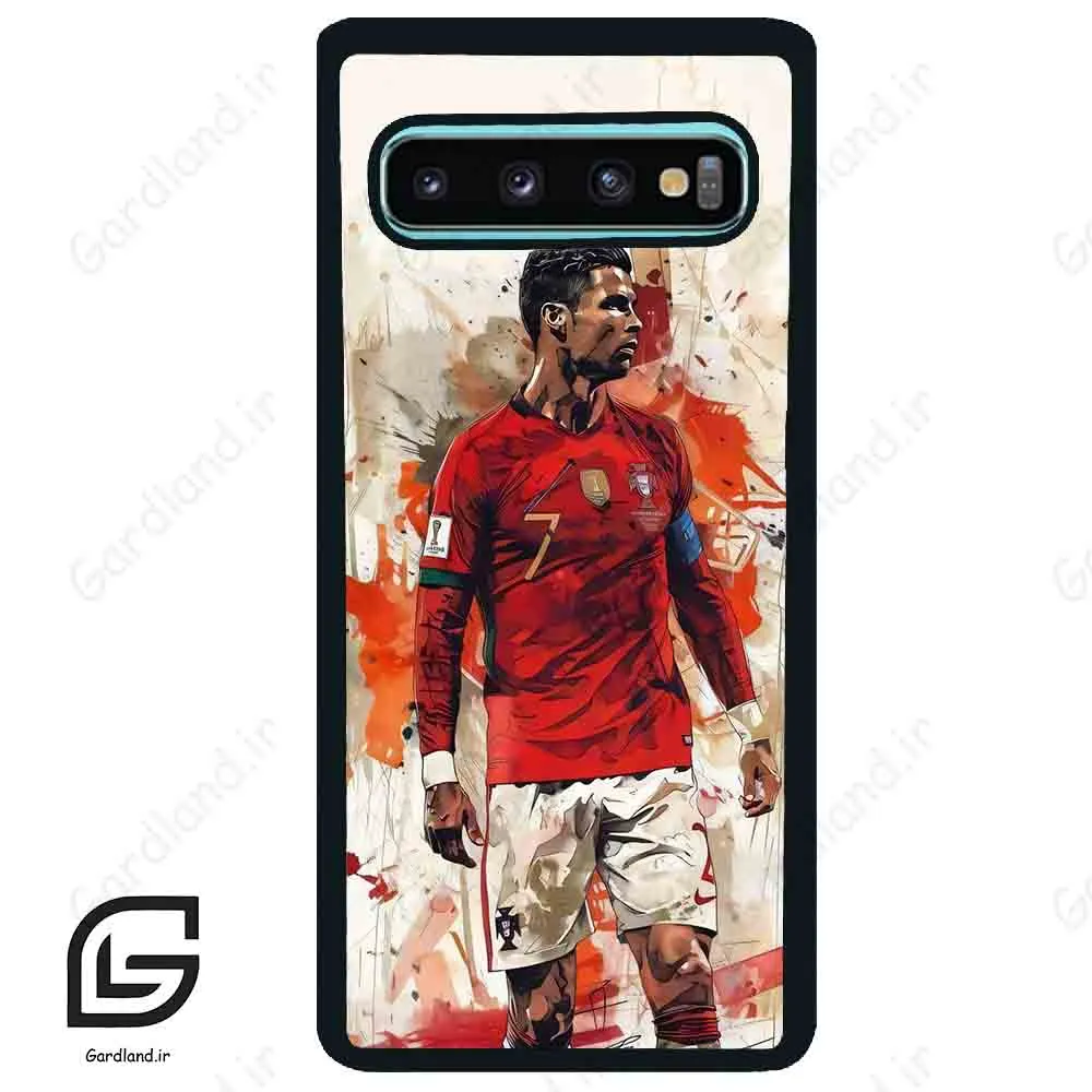 قاب گوشی سامسونگ اس 10 پلاس (Galaxy S10 Plus ) طرح رونالدو کد 2419