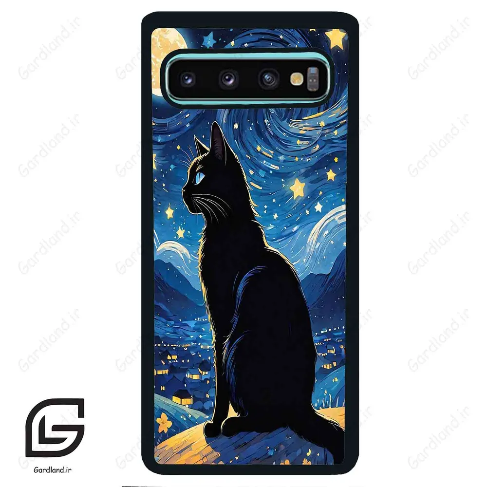قاب گوشی سامسونگ اس 10 پلاس (Galaxy S10 Plus ) طرح گربه کد 2438