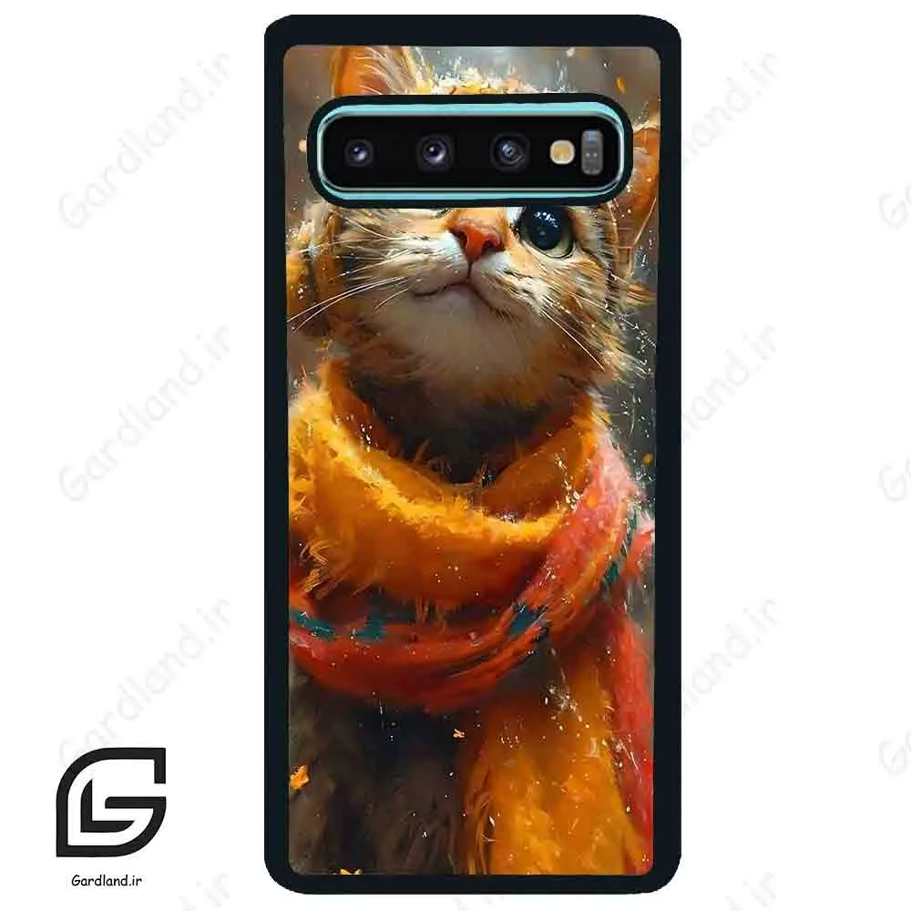 قاب گوشی سامسونگ اس 10 پلاس (Galaxy S10 Plus ) طرح گربه کد 2440