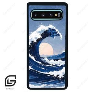 قاب گوشی سامسونگ اس 10 پلاس (Galaxy S10 Plus ) طرح موج کد 2443