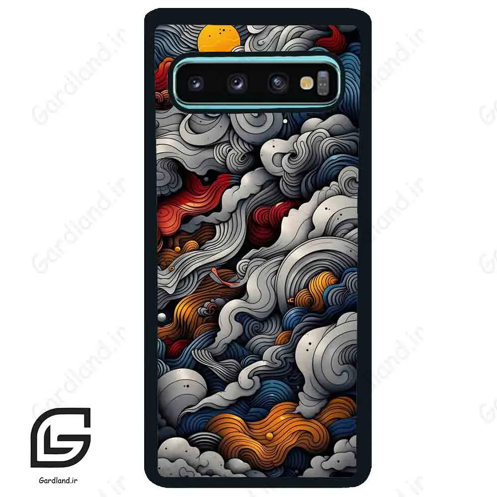 قاب گوشی سامسونگ اس 10 پلاس (Galaxy S10 Plus ) طرح ابرنگی کد 2448