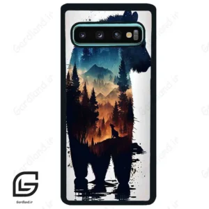 قاب گوشی سامسونگ اس 10 پلاس (Galaxy S10 Plus ) طرح خرس کد 2449