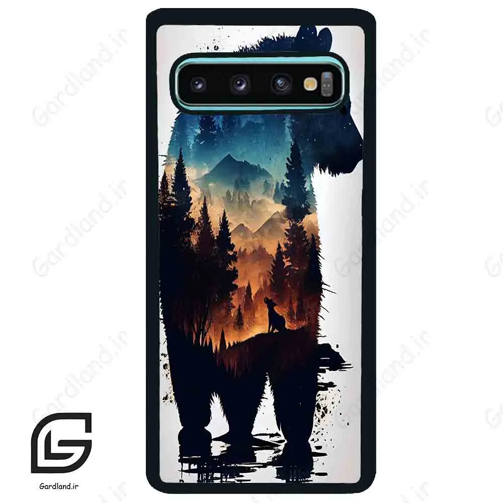 قاب گوشی سامسونگ اس 10 پلاس (Galaxy S10 Plus ) طرح خرس کد 2449