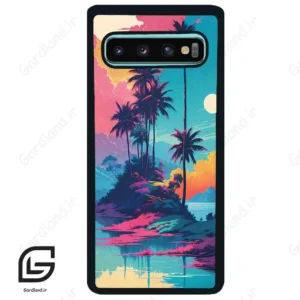قاب گوشی سامسونگ اس 10 پلاس (Galaxy S10 Plus ) طرح جزیره کد 2461
