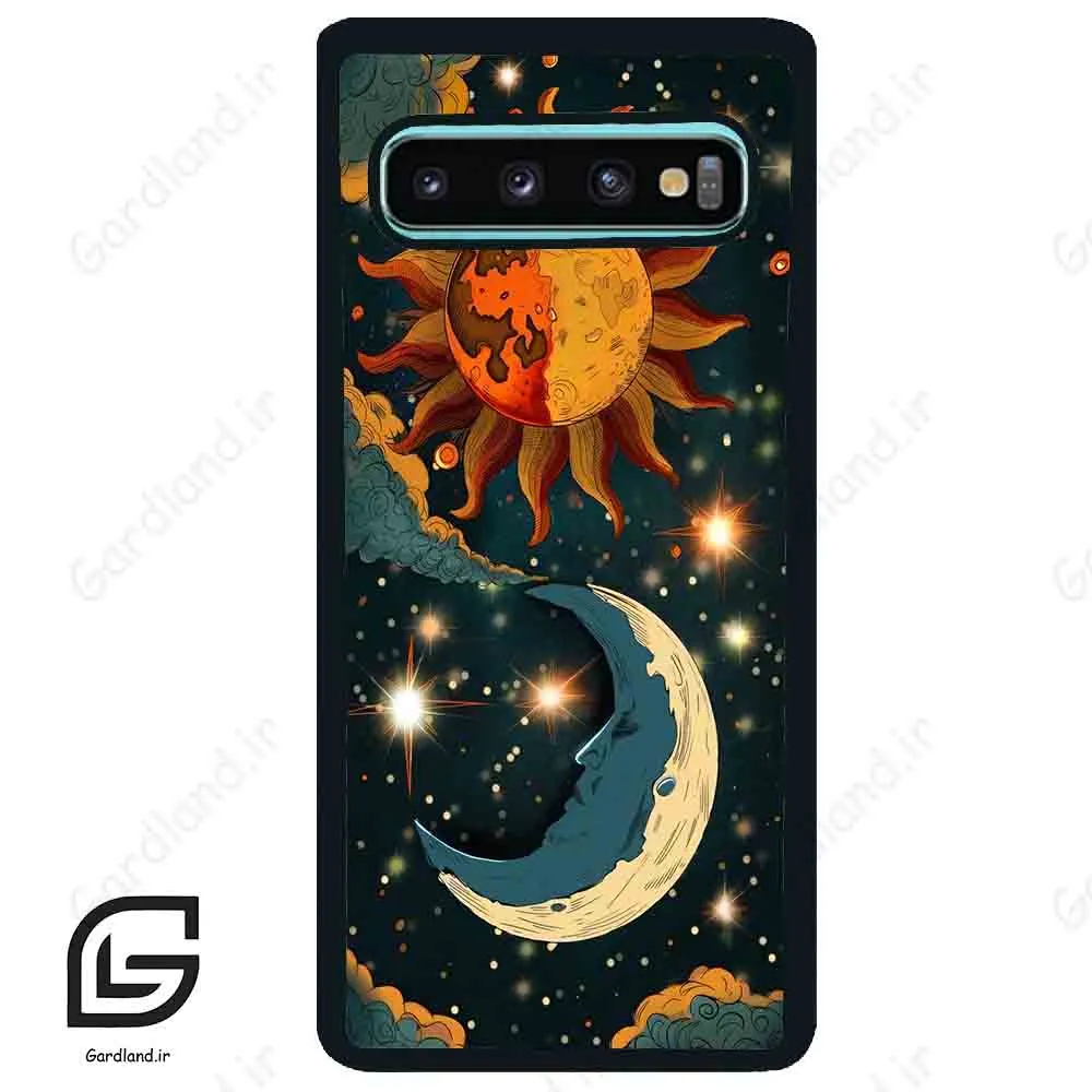 قاب گوشی سامسونگ اس 10 پلاس (Galaxy S10 Plus ) طرح ماه کد 2474