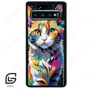 قاب گوشی سامسونگ اس 10 پلاس (Galaxy S10 Plus ) طرح گربه کد 2483