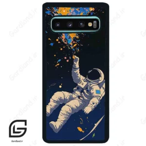 قاب گوشی سامسونگ اس 10 پلاس (Galaxy S10 Plus ) طرح فضانورد کد 2484