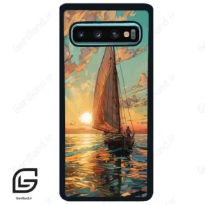 قاب گوشی سامسونگ اس 10 پلاس (Galaxy S10 Plus ) طرح قایق کد 2485