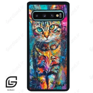 قاب گوشی سامسونگ اس 10 پلاس (Galaxy S10 Plus ) طرح گربه کد 2488