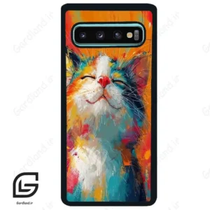 قاب گوشی سامسونگ اس 10 پلاس (Galaxy S10 Plus ) طرح گربه کد 2489