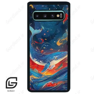 قاب گوشی سامسونگ اس 10 پلاس (Galaxy S10 Plus ) طرح نقاشی کد 2504