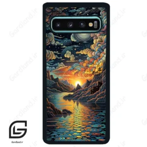 قاب گوشی سامسونگ اس 10 پلاس (Galaxy S10 Plus ) طرح نقاشی کد 2519