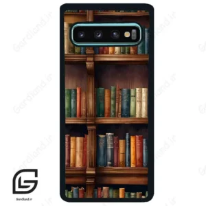 قاب گوشی سامسونگ اس 10 پلاس (Galaxy S10 Plus ) طرح کتابخانه کد 2527