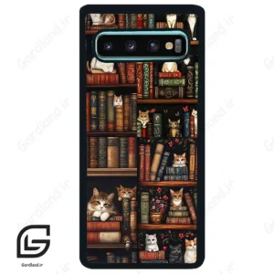 قاب گوشی سامسونگ اس 10 پلاس (Galaxy S10 Plus ) طرح کتابخانه کد 2532