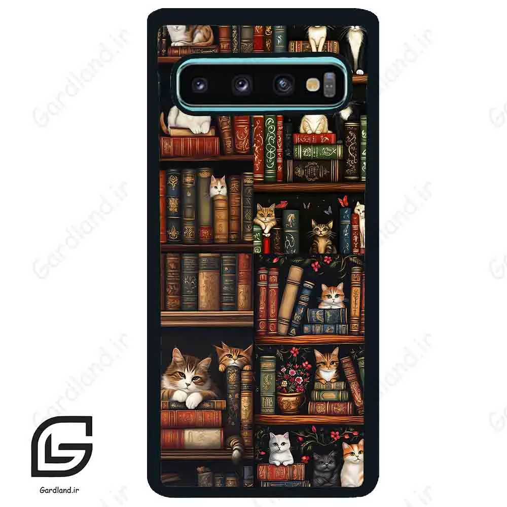 قاب گوشی سامسونگ اس 10 پلاس (Galaxy S10 Plus ) طرح کتابخانه کد 2532