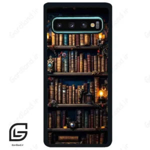 قاب گوشی سامسونگ اس 10 پلاس (Galaxy S10 Plus ) طرح کتابخانه کد 2541