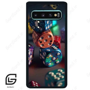 قاب گوشی سامسونگ اس 10 پلاس (Galaxy S10 Plus ) طرح تاس کد 2556