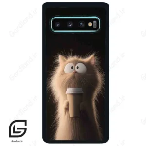 قاب گوشی سامسونگ اس 10 پلاس (Galaxy S10 Plus ) طرح گربه کد 2567