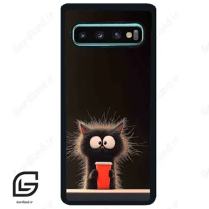 قاب گوشی سامسونگ اس 10 پلاس (Galaxy S10 Plus ) طرح گربه کد 2580