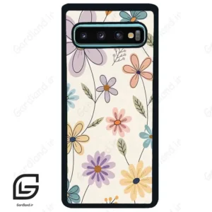 قاب گوشی سامسونگ اس 10 پلاس (Galaxy S10 Plus ) طرح گل کد 2587