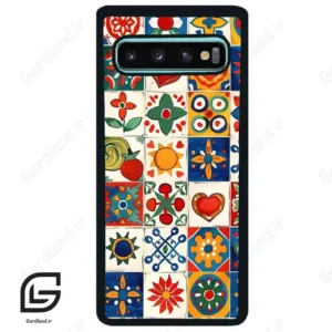 قاب گوشی سامسونگ اس 10 پلاس (Galaxy S10 Plus ) طرح کاشی کد 2594