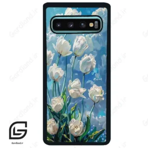 قاب گوشی سامسونگ اس 10 پلاس (Galaxy S10 Plus ) طرح گل کد 2597