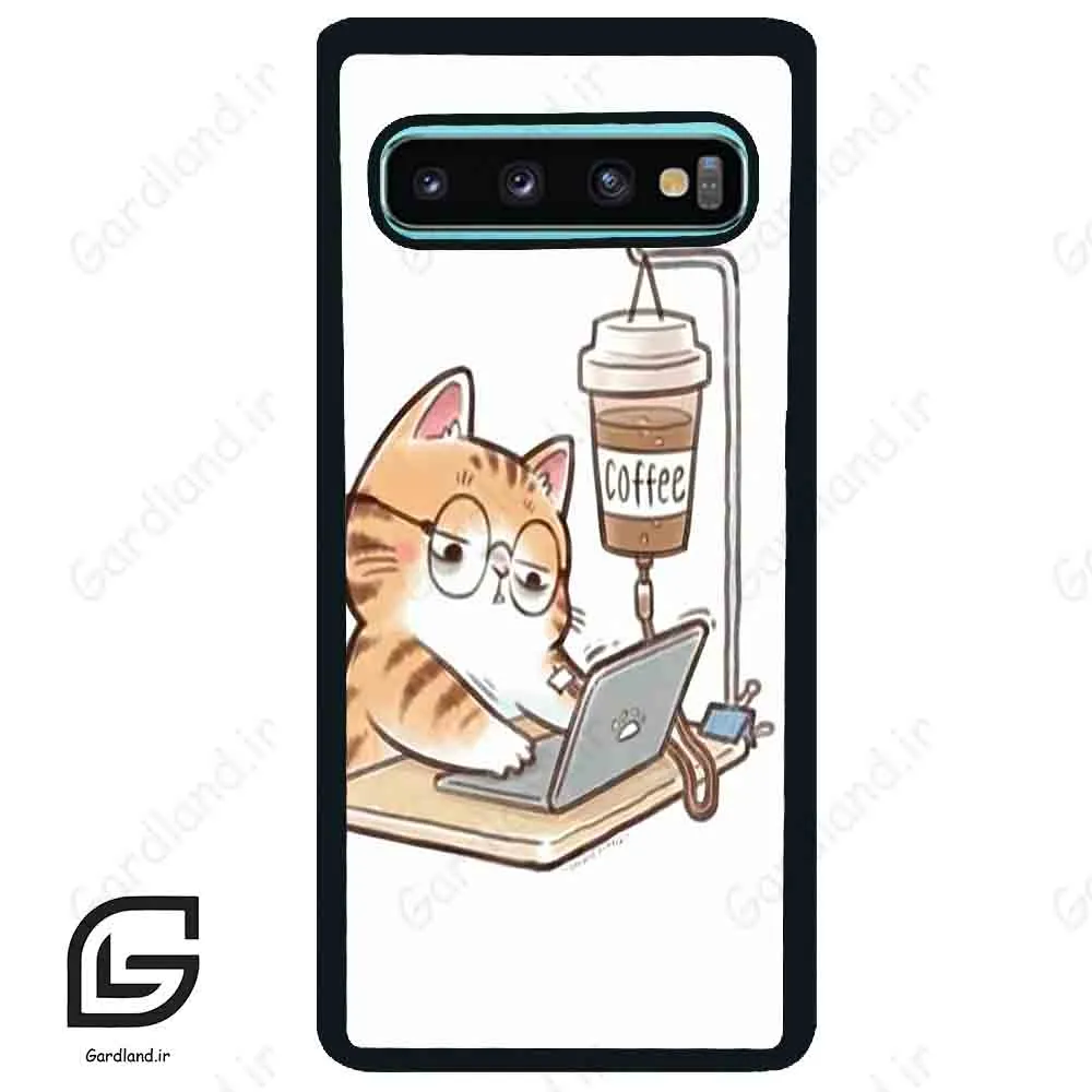 قاب گوشی سامسونگ اس 10 پلاس (Galaxy S10 Plus ) طرح گربه کد 2617