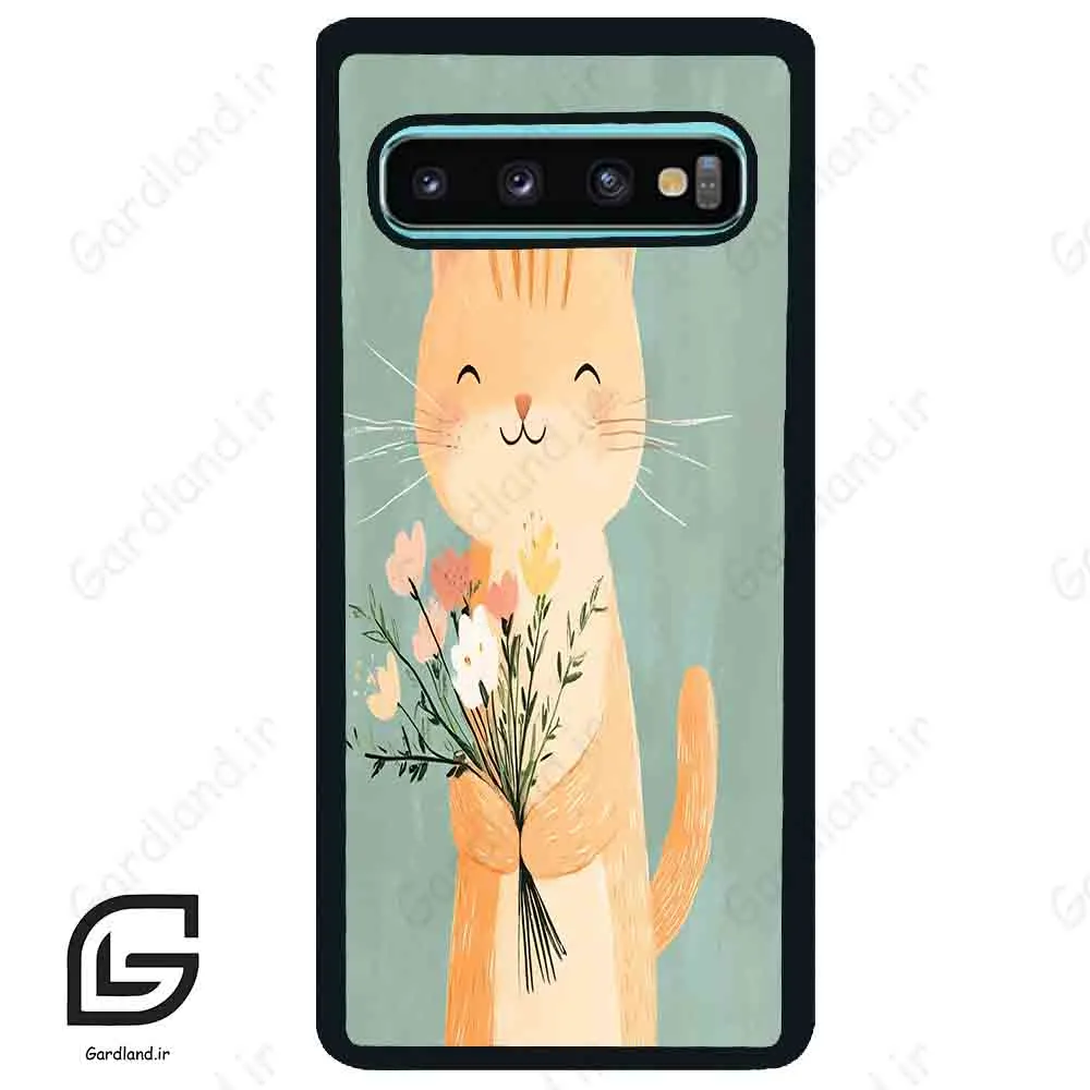 قاب گوشی سامسونگ اس 10 پلاس (Galaxy S10 Plus ) طرح گربه کد 2619
