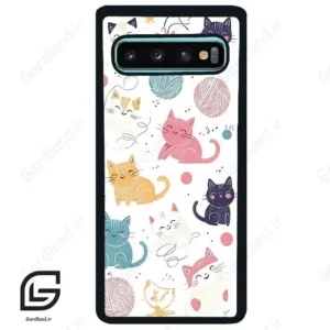 قاب گوشی سامسونگ اس 10 پلاس (Galaxy S10 Plus ) طرح گربه کد 2620