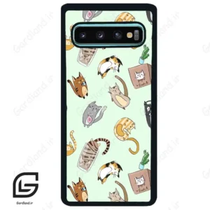 قاب گوشی سامسونگ اس 10 پلاس (Galaxy S10 Plus ) طرح گربه کد 2622