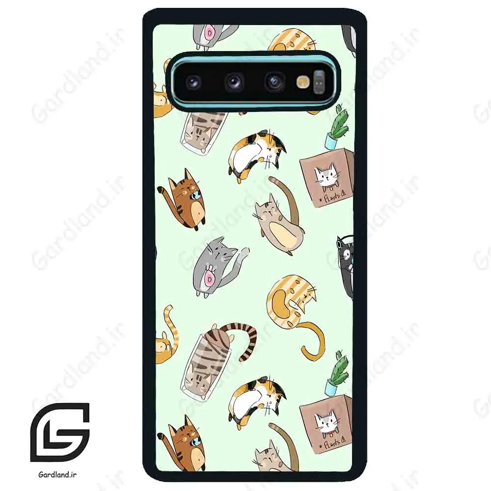 قاب گوشی سامسونگ اس 10 پلاس (Galaxy S10 Plus ) طرح گربه کد 2622