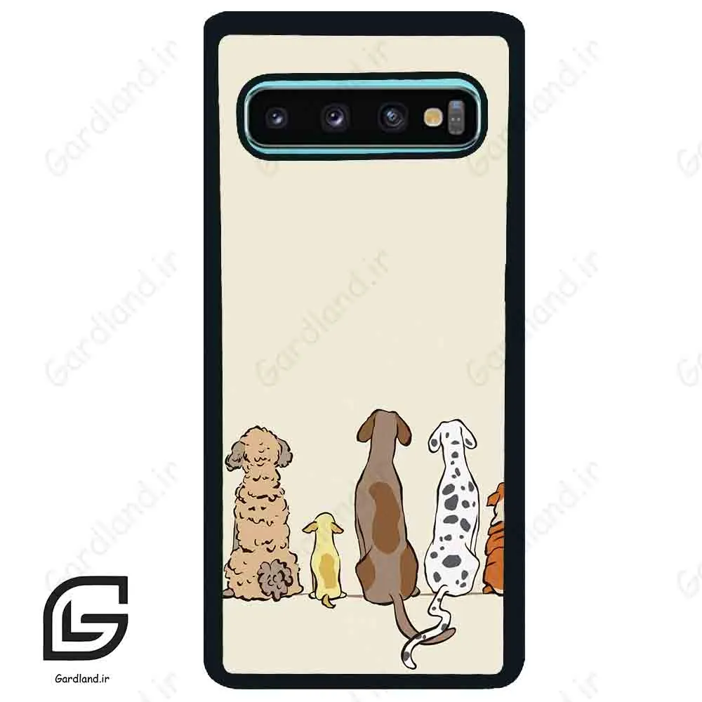 قاب گوشی سامسونگ اس 10 پلاس (Galaxy S10 Plus ) طرح سگ کد 2630