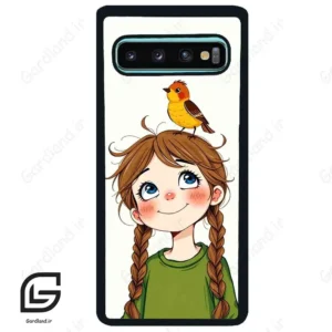 قاب گوشی سامسونگ اس 10 پلاس (Galaxy S10 Plus ) طرح دختر کد 2640