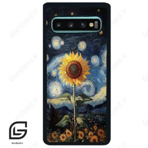 قاب گوشی سامسونگ اس 10 پلاس (Galaxy S10 Plus ) طرح افتابگردان کد 2652
