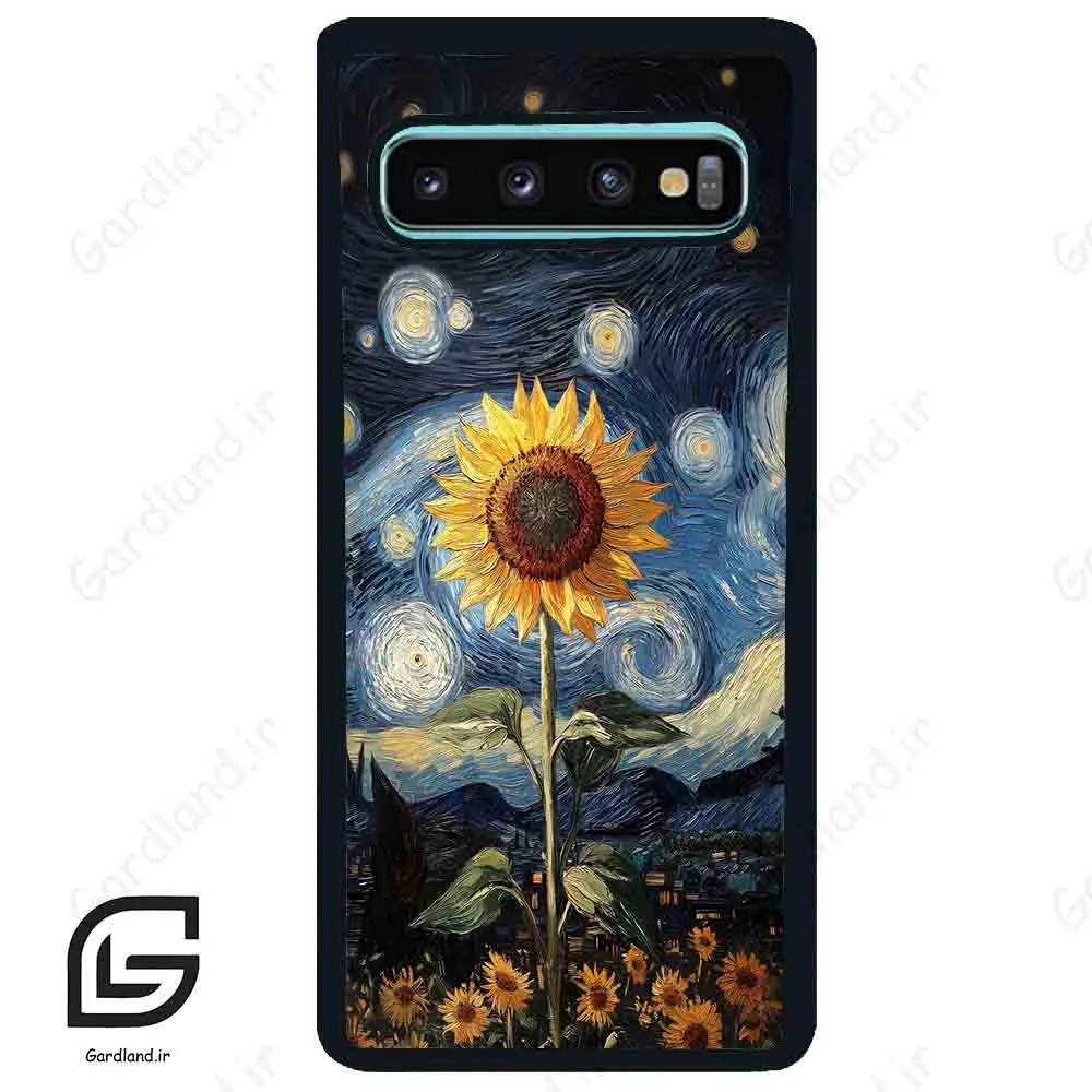 قاب گوشی سامسونگ اس 10 پلاس (Galaxy S10 Plus ) طرح افتابگردان کد 2652